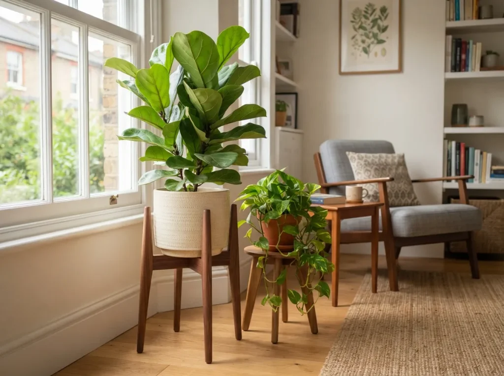 Mid-Century Modern Wood Stands
