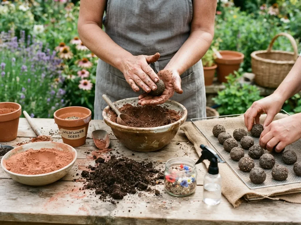 Seed Bomb Making