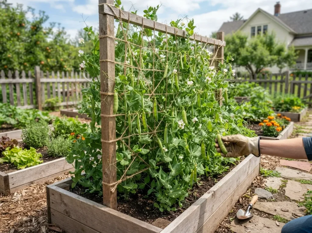 15 DIY Pea Trellis Ideas for a Bigger and Healthier Garden imgi 2 4af3114a 8b58 4aff a964 b0a4e4b8f145