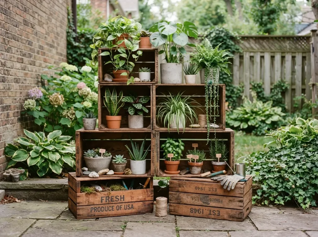 Repurposed Wooden Crates