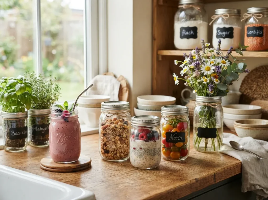 Using Mason Jars
