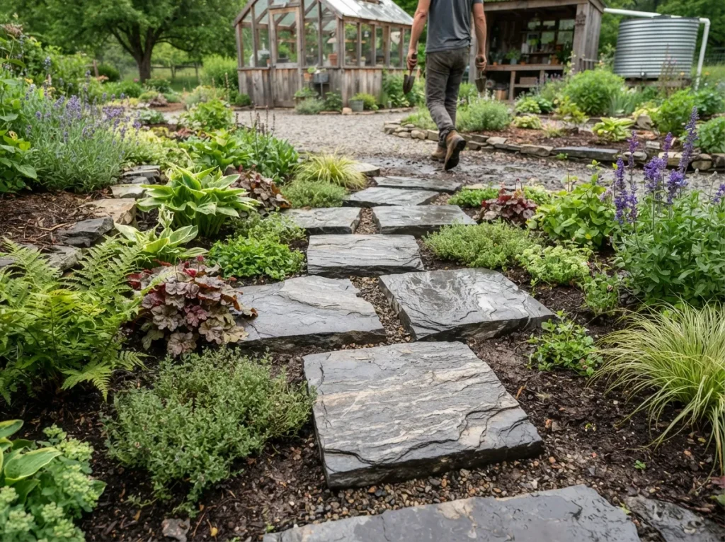 Geometric Slate Blocks