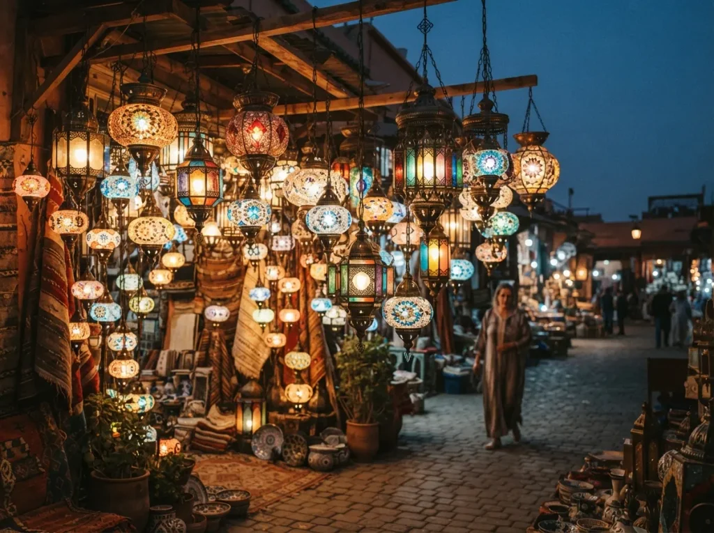 17 Elegant Eid Lantern Garden Lights for a Festive Garden Glow Colored Glass Lanterns
