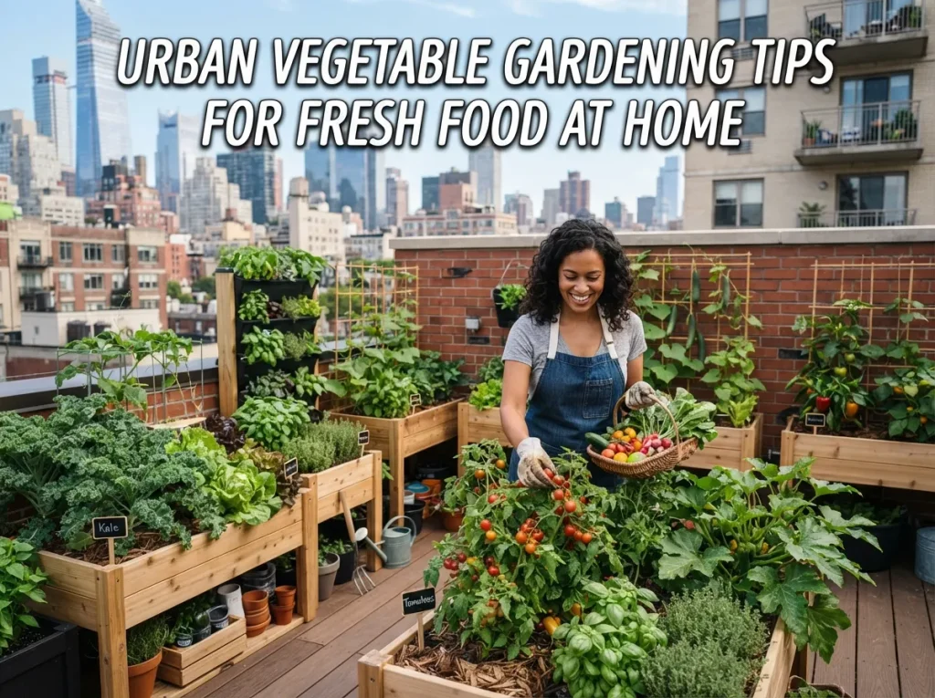 Urban Vegetable Gardening Tips For Fresh Food At Home Urban Vegetable Gardening Tips