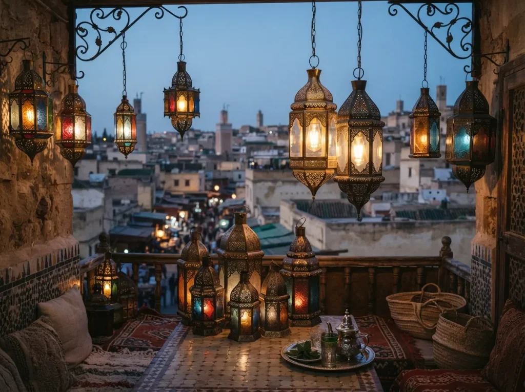 17 Elegant Eid Lantern Garden Lights for a Festive Garden Glow Moroccan Metal Lanterns