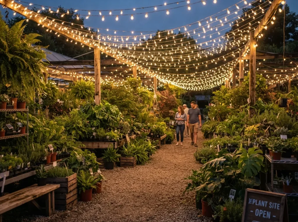 String Light Canopy