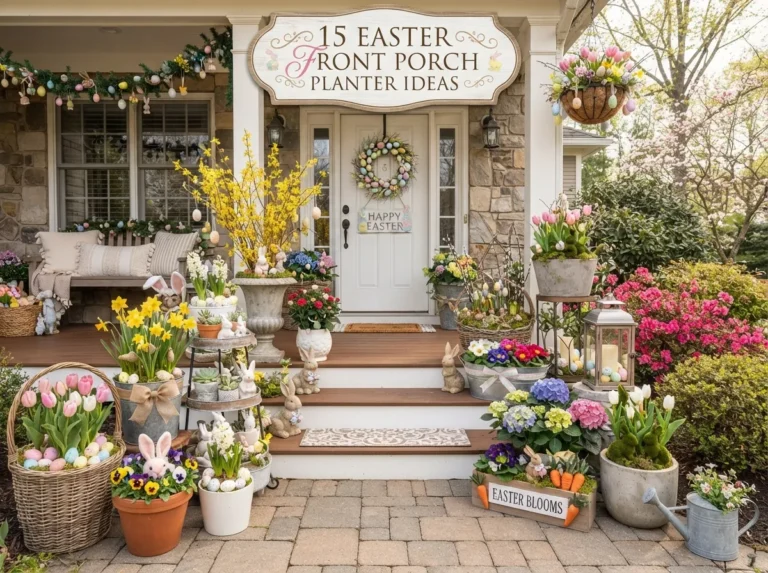 15 Easter Front Porch Planter Ideas