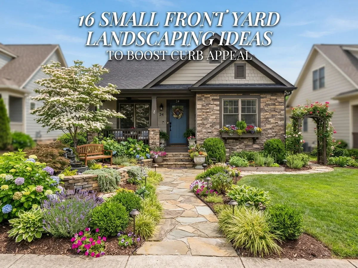 16 Small Front Yard Landscaping Ideas