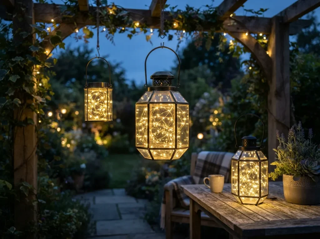 17 Elegant Eid Lantern Garden Lights for a Festive Garden Glow Fairy Light Filled Lanterns: