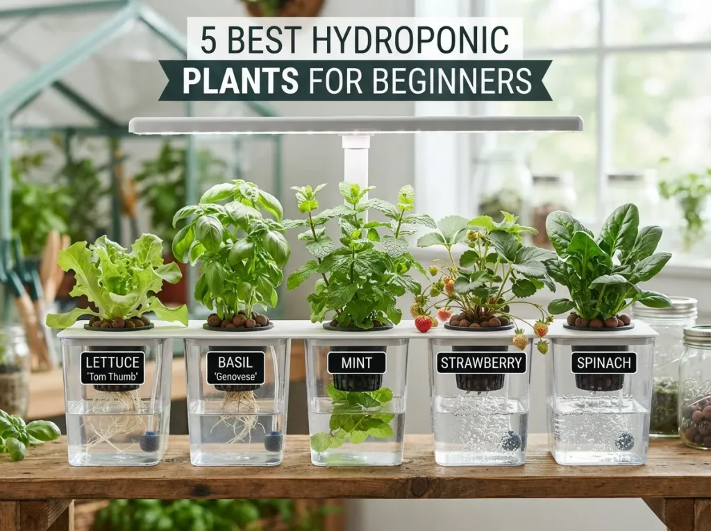 5 Best Hydroponic Plants for Beginners