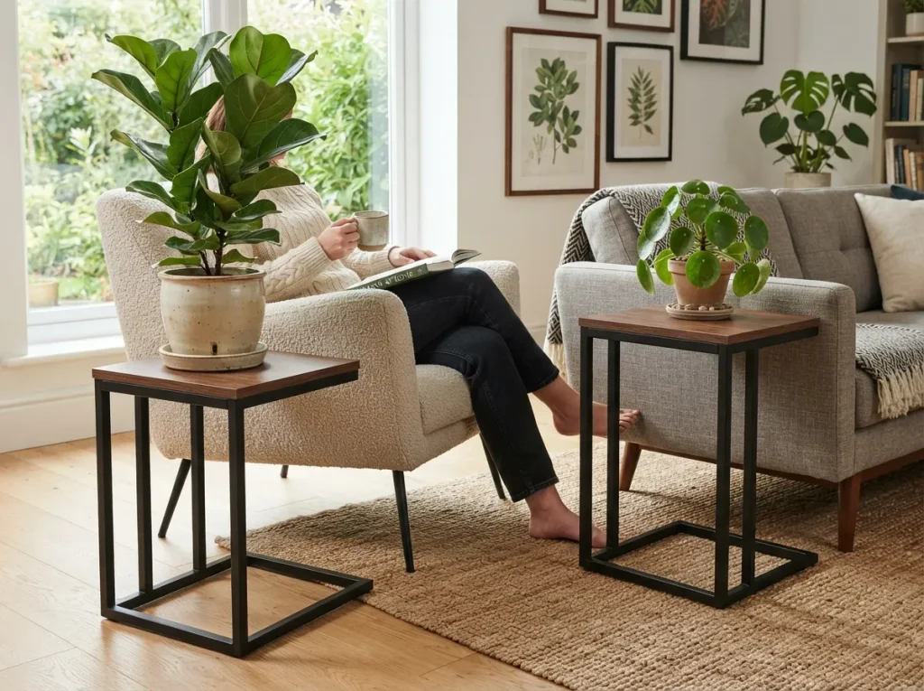 C-Shaped Side Tables