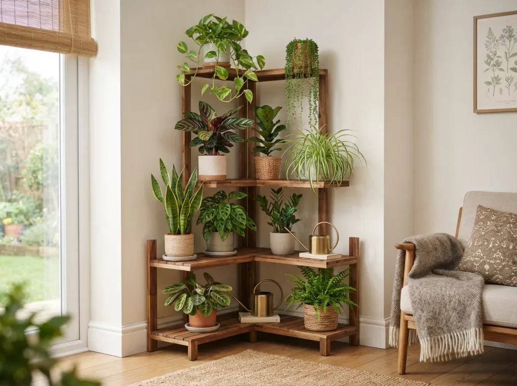 Multi-Tiered Corner Stands