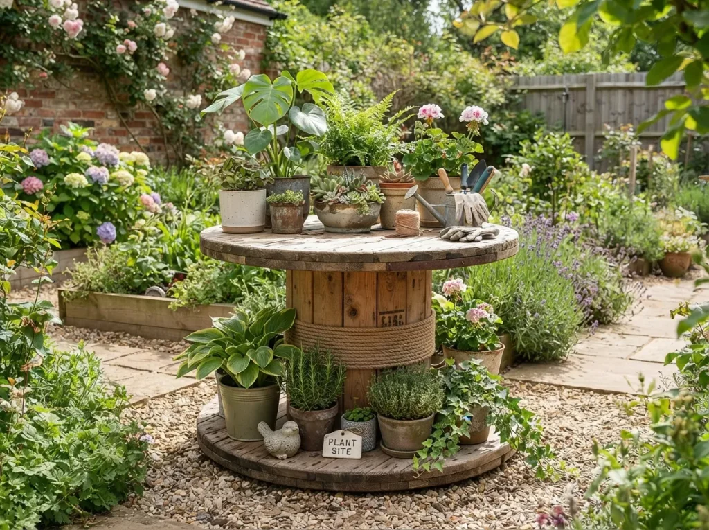 The Repurposed Spool Table