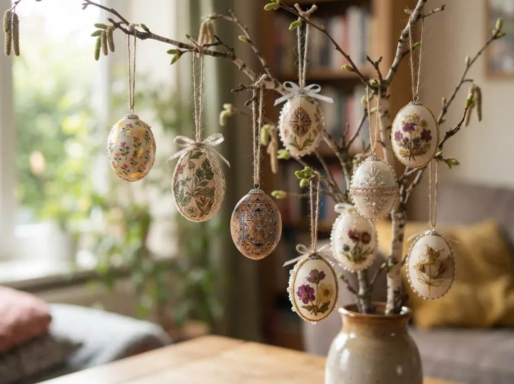 Hanging Egg Ornaments