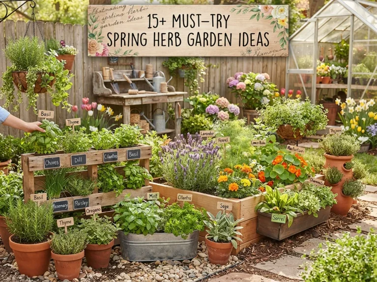 15+ Must Try Spring Herb Garden Ideas