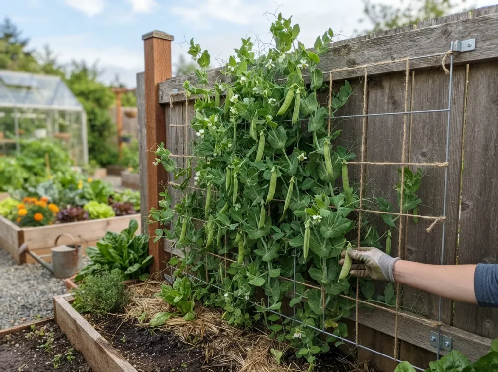 15 DIY Pea Trellis Ideas for a Bigger and Healthier Garden imgi 2 f8b0ced3 db75 4622 a183 987a6bab621d