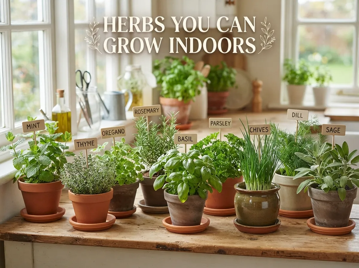 Herbs You Can Grow Indoors