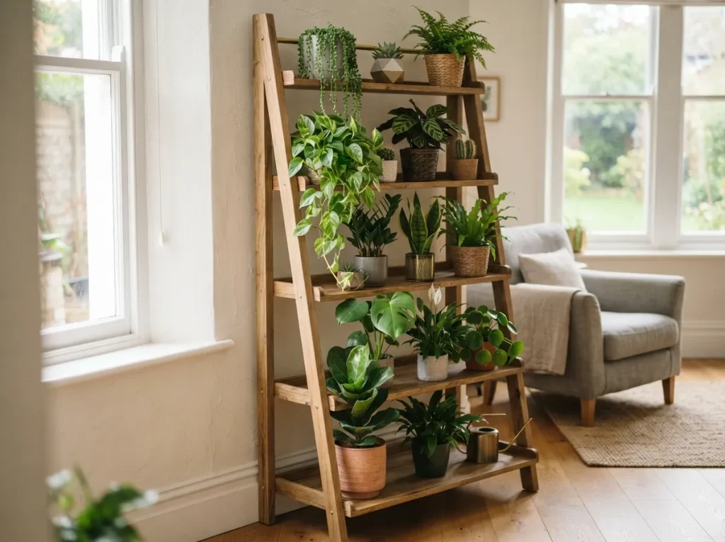 Ladder Style Shelving
