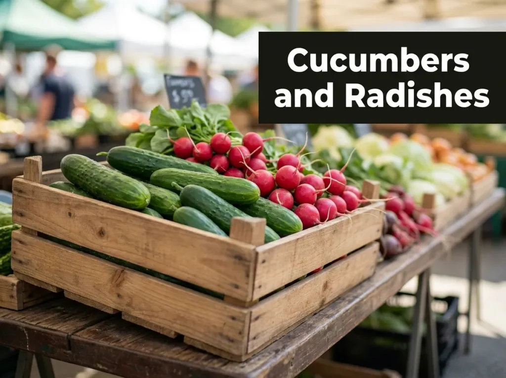 Vegetable Pairings That Increase Harvests Cucumbers and Radishes