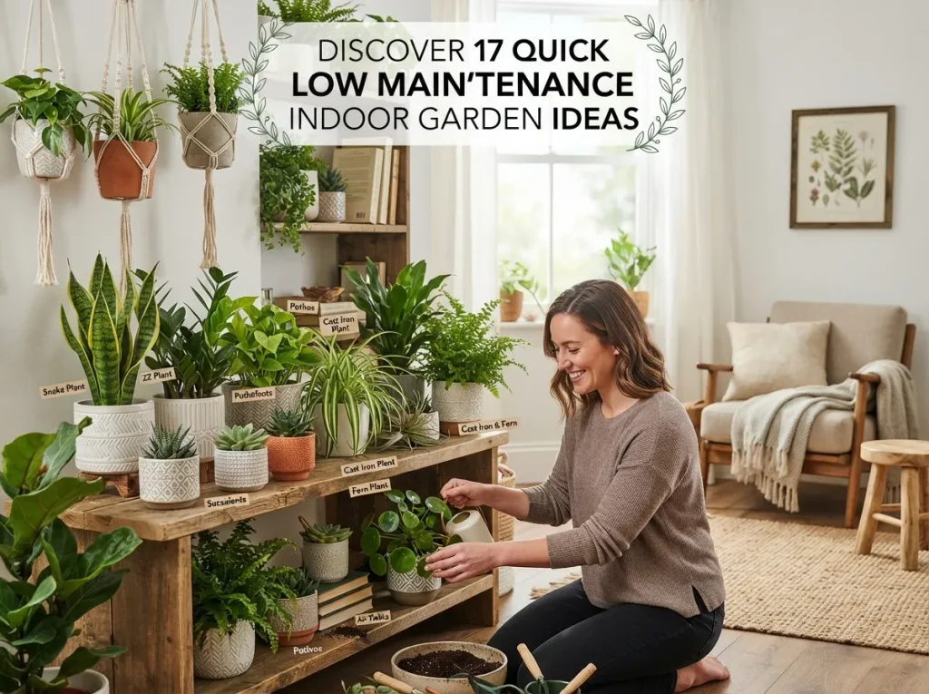 17 Quick Low Maintenance Indoor Garden Ideas 