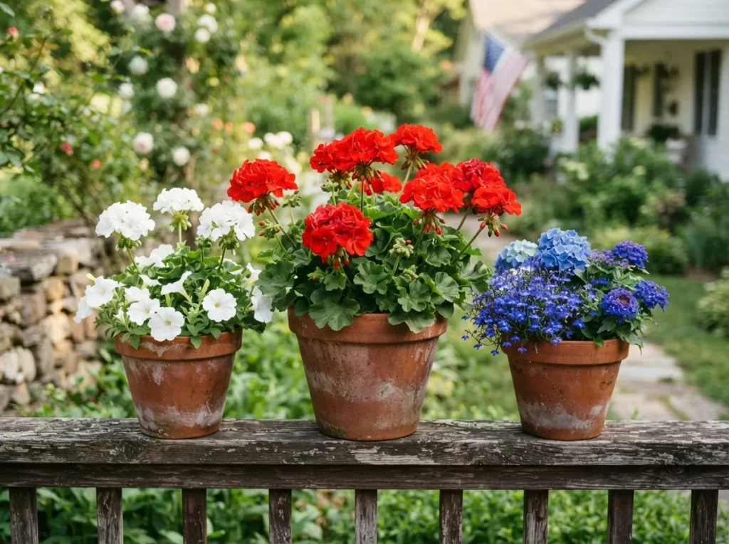 16 Patriotic Landscaping Ideas: Red White and Blue Flowers Garden Choosing Your Red, White, and Blue Palette