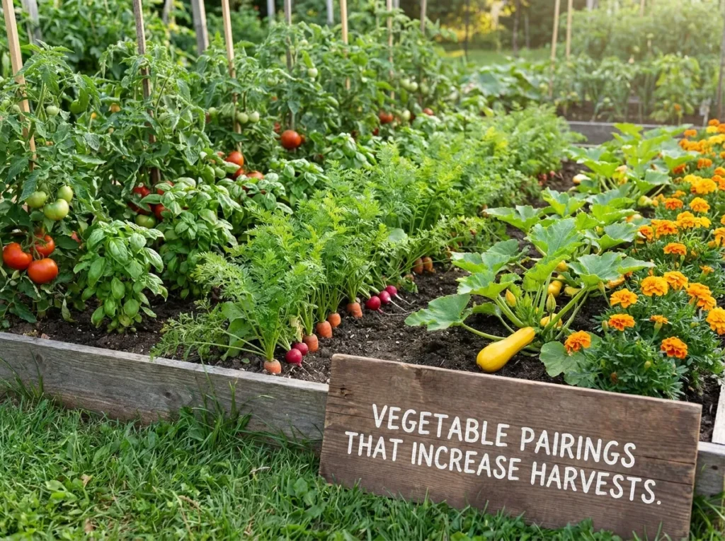 Vegetable Pairings That Increase Harvests Tomatoes and Basil