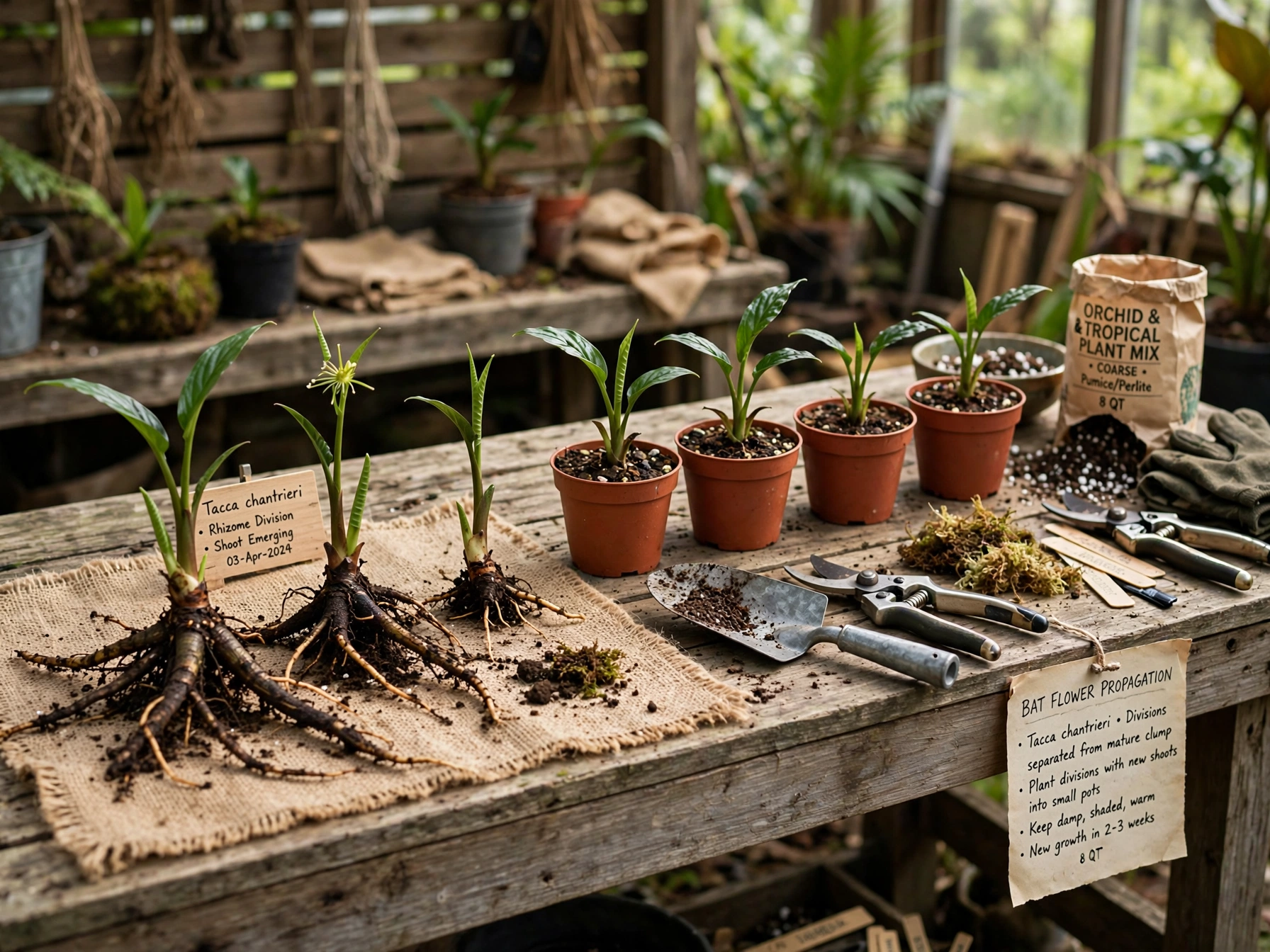 Bat Flower Care: The Spookiest Plant for Halloween Propagation