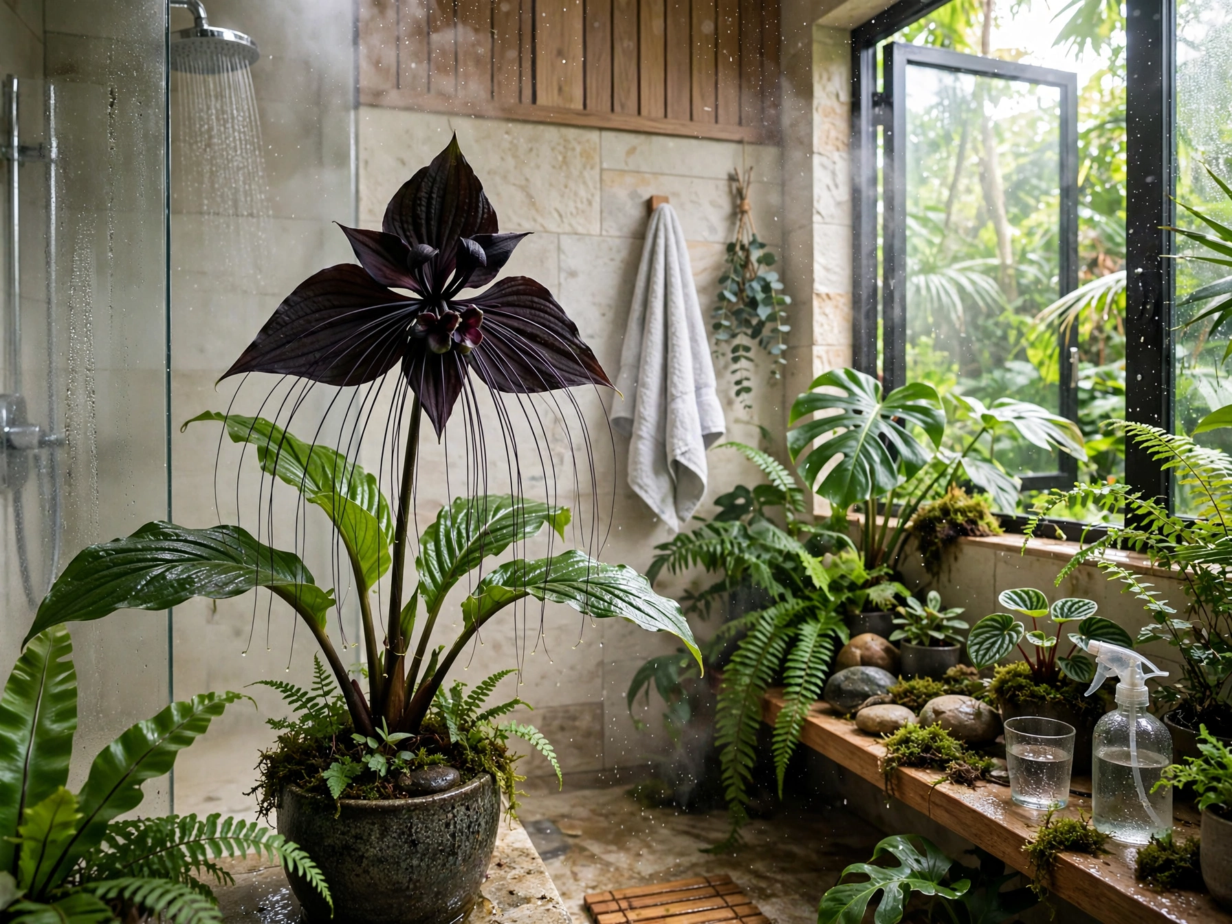Bat Flower Care: The Spookiest Plant for Halloween Temperature & Humidity