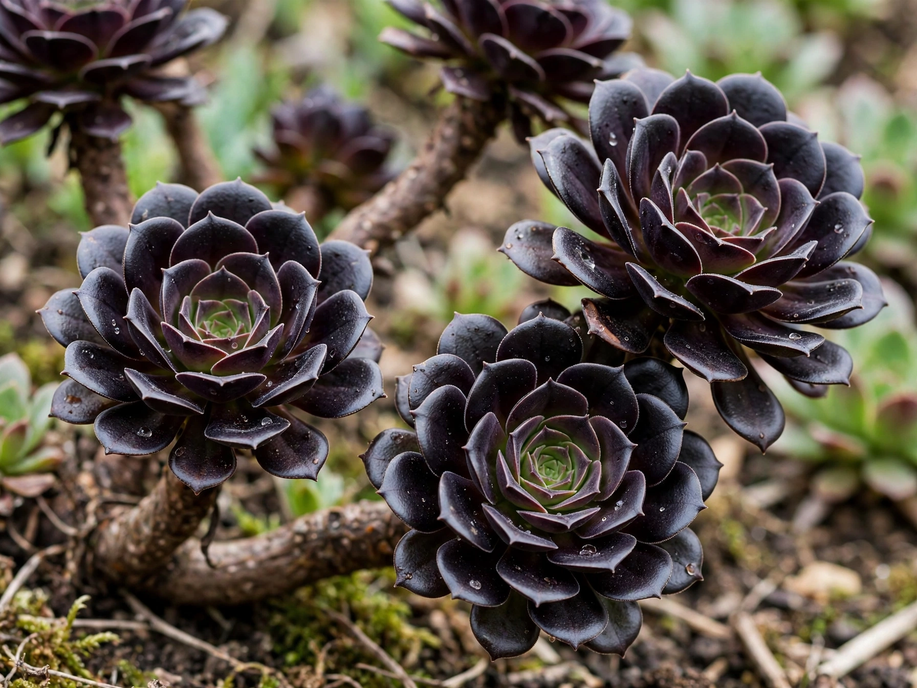 Black Plants for Halloween: 12 Gothic Garden Ideas Black Aeonium