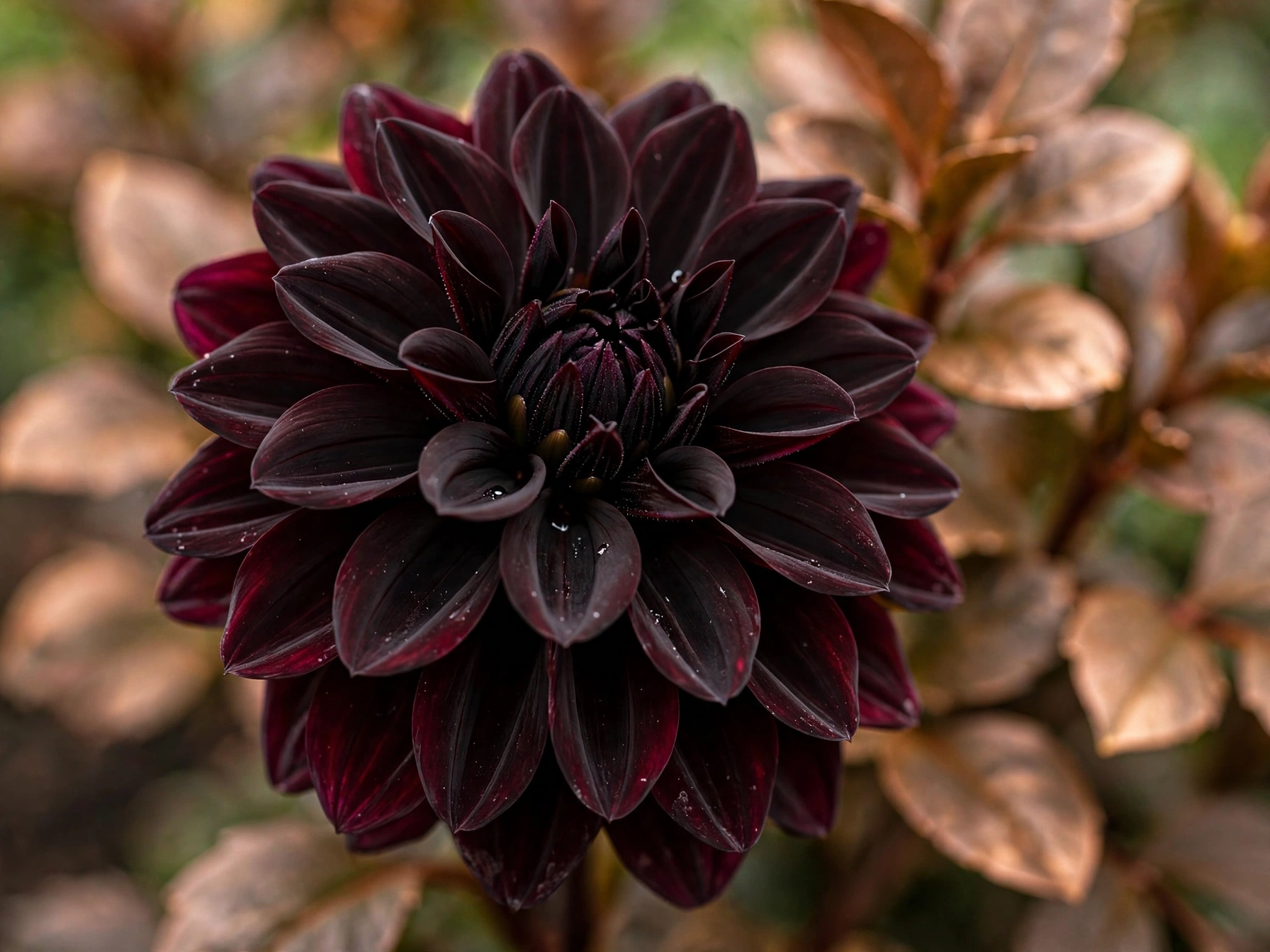 Black Plants for Halloween: 12 Gothic Garden Ideas Dark Dahlia