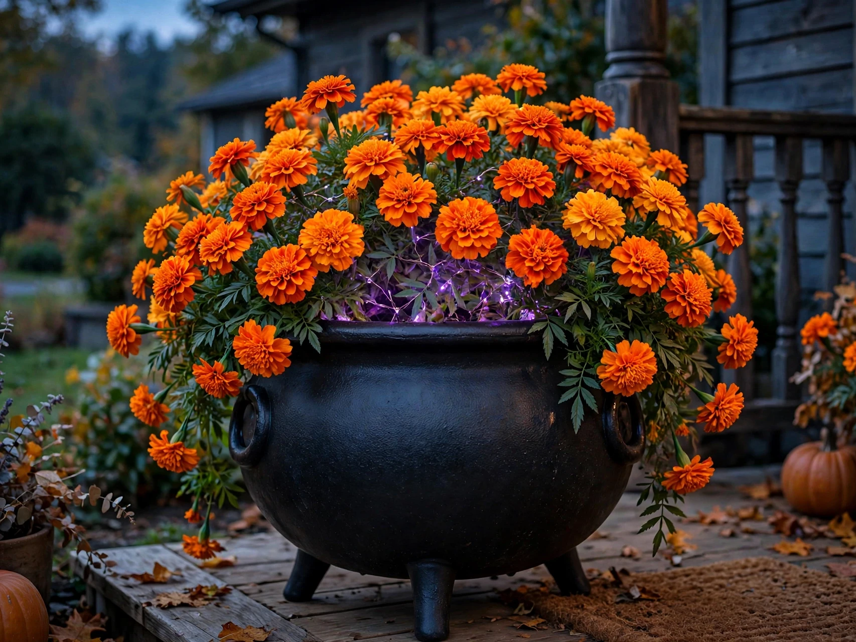 DIY Halloween Planters: 8 Spooky Pot Ideas Witch Cauldron Planter