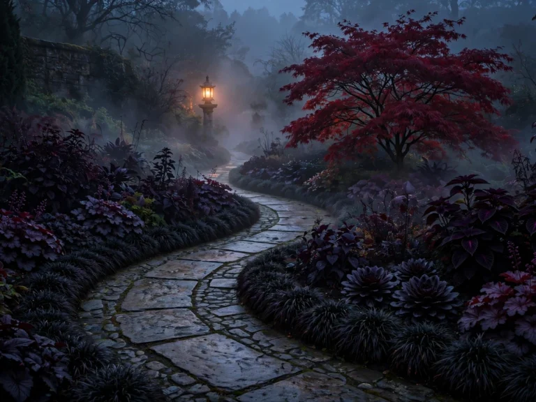 Gothic Garden Dark Foliage Plants