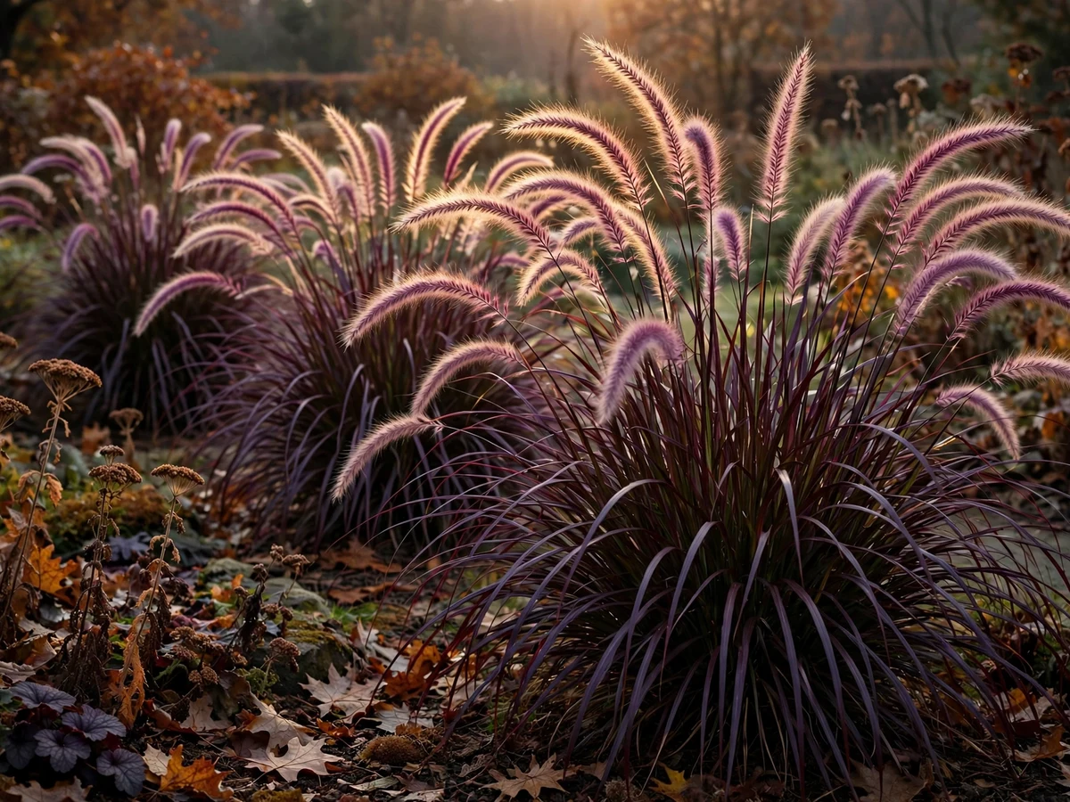 Purple Fountain Grass