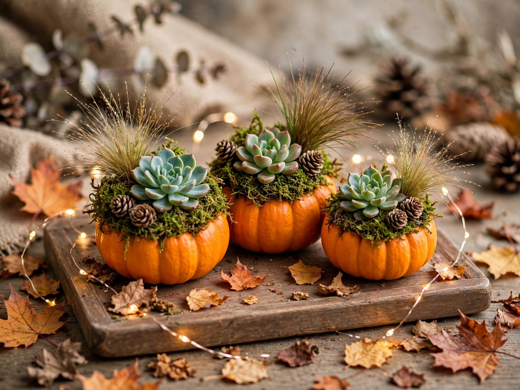 Mini Pumpkin Trio