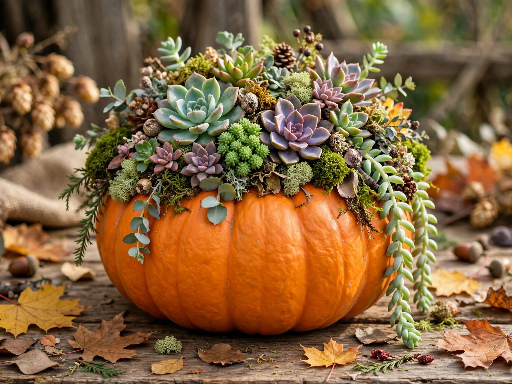Succulent Pumpkin