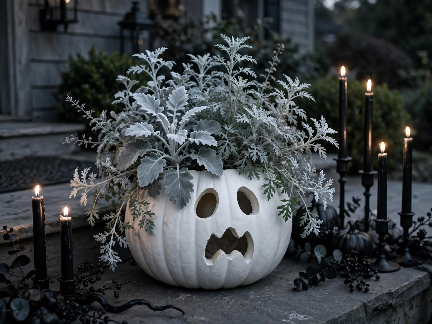 grow plants in pumpkins white ghost pumpkin