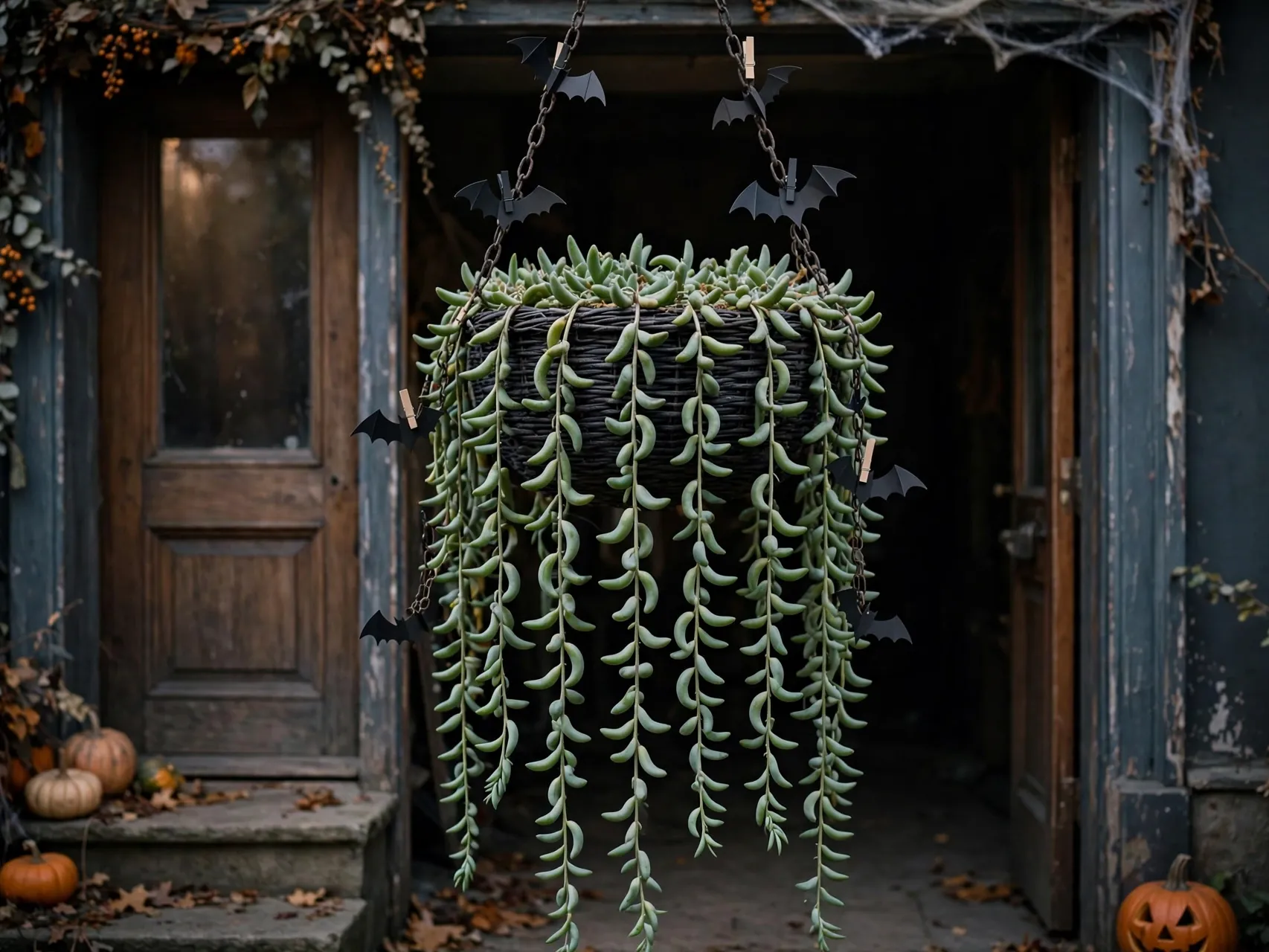 Hanging Bat-Cave Planter