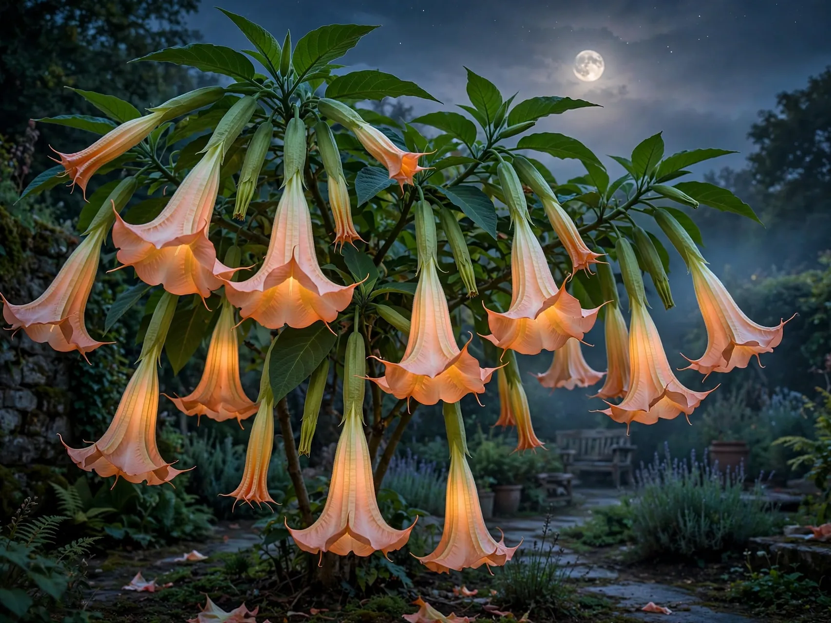 Deadly Beautiful: Poisonous Plants of Halloween Angel's Trumpet